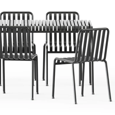 Palissade Table and Palissade Chair by Hay — Ver 6