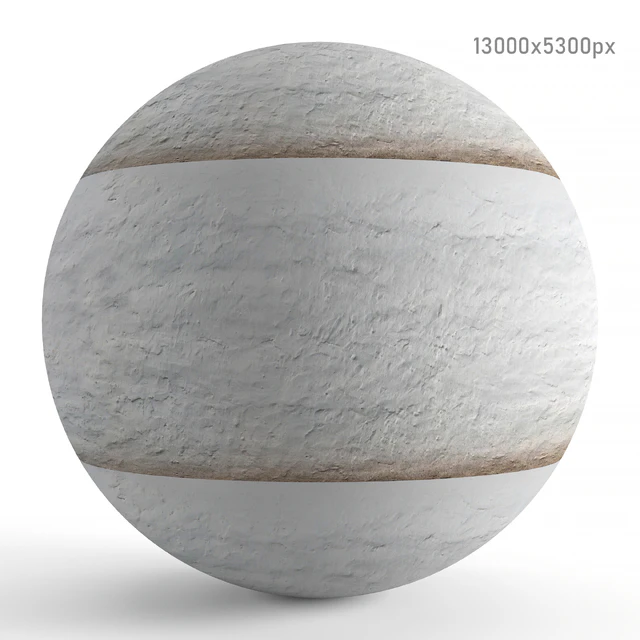 Wall texture with white aged plaster. PBR — Descargar