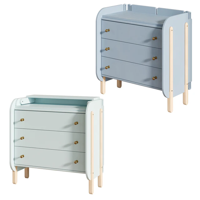 Baby Chipak Chest of drawers with changing board — Descargar