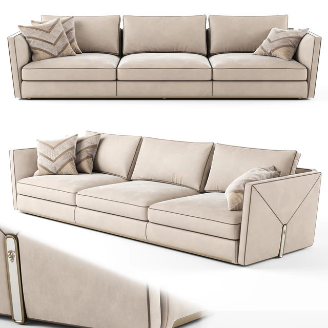Visionnaire Bastian 3 seater sofa 02 — Скачать