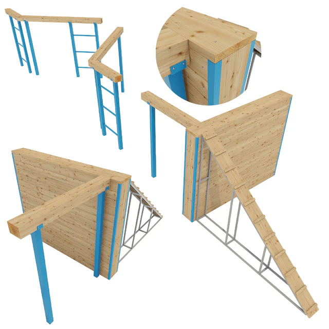 Obstacle course with rubber crumb coating — Download