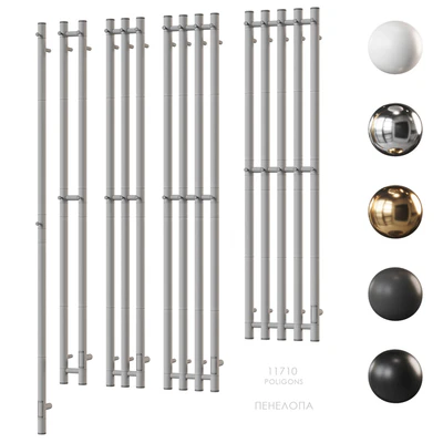 EWRIKA Penelope electric heated towel rail — Ver 3