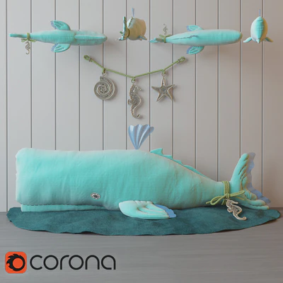 Pillow toy sperm whale. — Ver 1