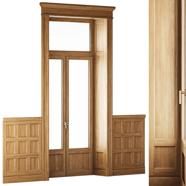 Classical Wooden Window/Door — Descargar