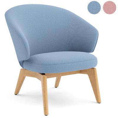 Fritz Hansen Let wood lounge chair — Ver 1