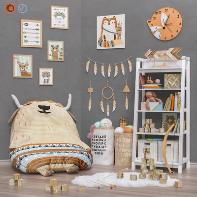 Toys and furniture ( 2 options) set 29 — Вид 1