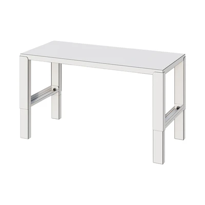 Desk PÅHL POHL Desk, white128x58 cm — Ver 2