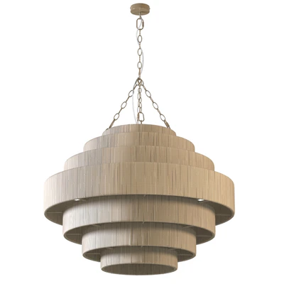 Palecek everly pendant natural light — Вид 1