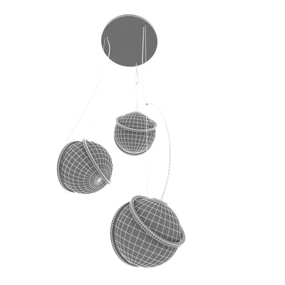 Terzani pug pendant light 3d model — Ver 3