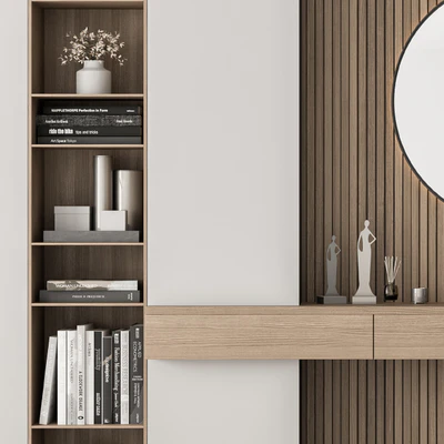 Hallway 27 - White and Wood Entrance — Ver 3