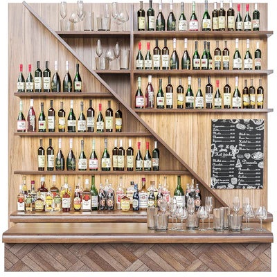 Ethnic bar with alcohol — Ver 1