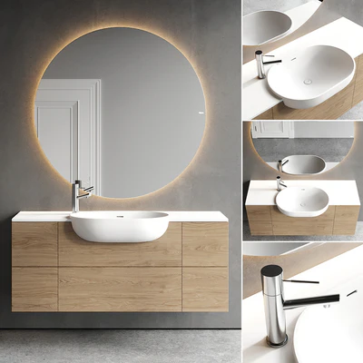 Falper Viaveneto Soft Vanity Unit Set 2 — View 1