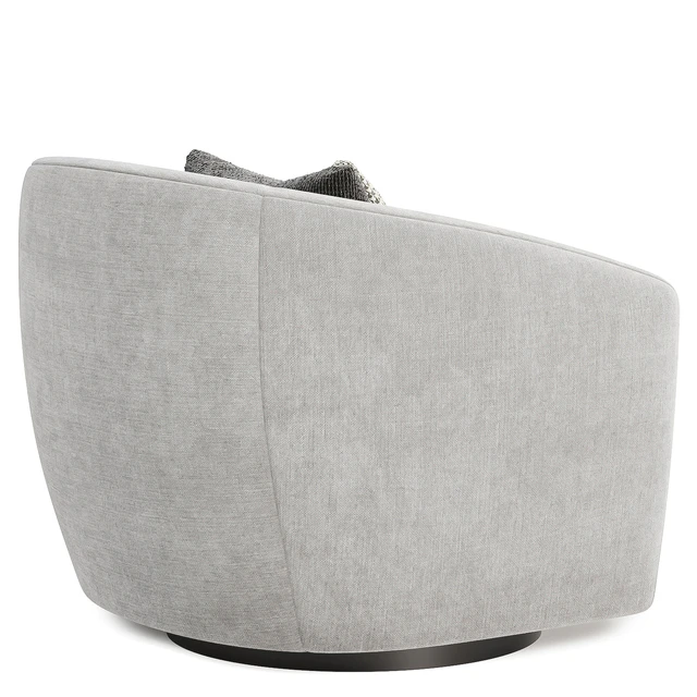 Marcy Upholstered Swivel Barrel Chair — Descargar