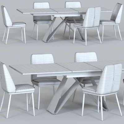 Table Marshall and Chair Joss by IModern — Вид 5