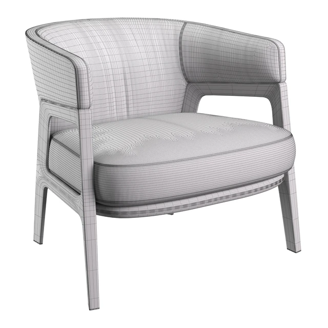 Duo Lounge armchair by Poltrona Frau — Descargar