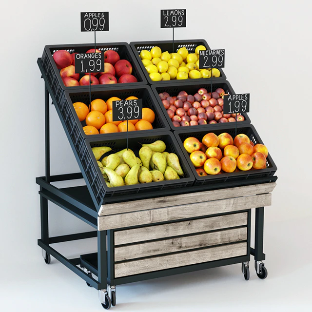 Rack with fruits — Descargar