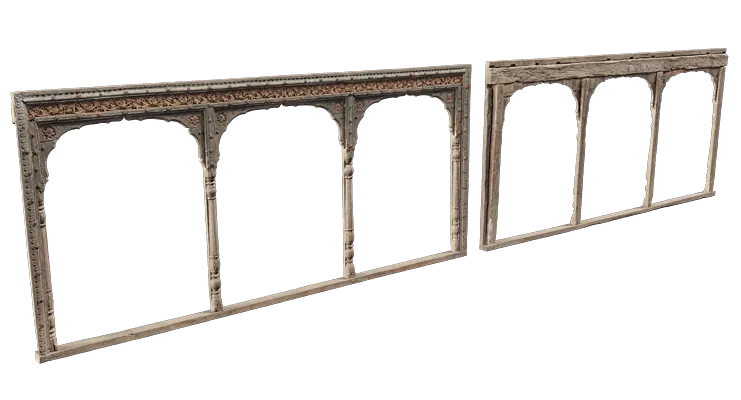 wooden window frame 001 — Скачать