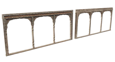 wooden window frame 001 — Скачать