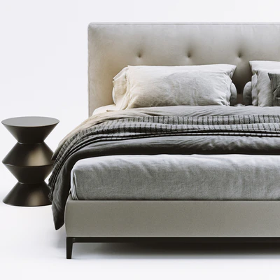 Minotti Andersen Quilt Bed — Ver 2