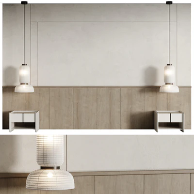 Wall composition Bedroom Headboard 006 — Ver 1
