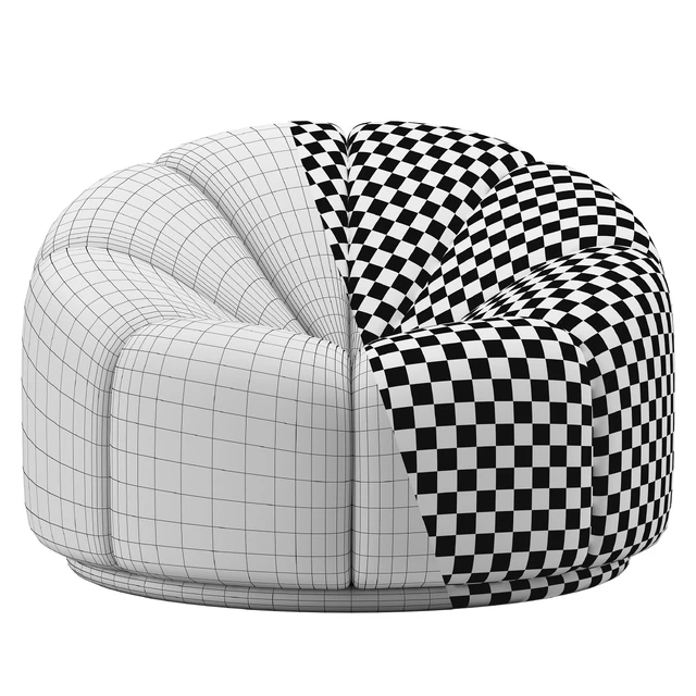 Alpha Club Chair / Pierre Paulin — Descargar