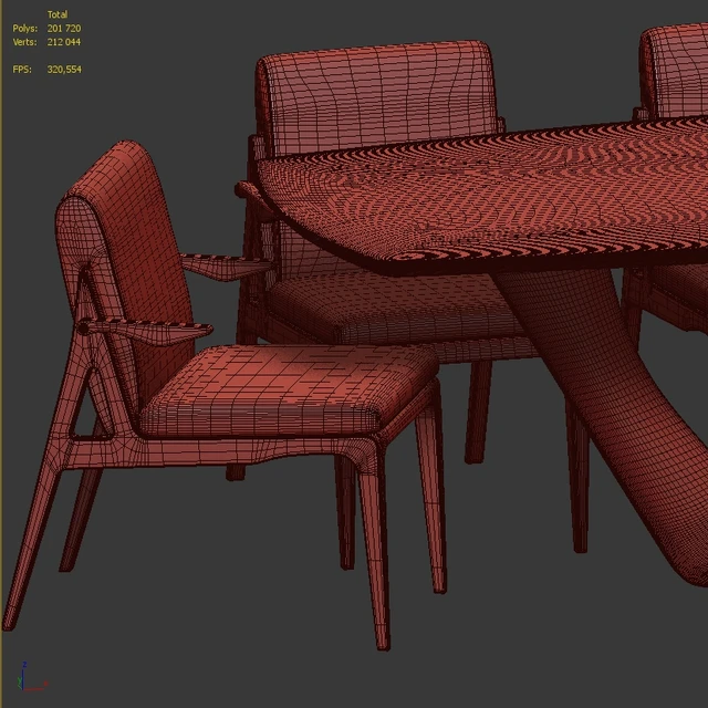 TABLE + CHAIRS BY ARCHMEBEL — Descargar