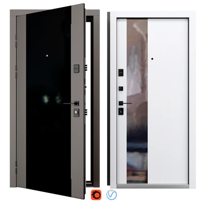 Entrance metal door Reflect (Berez) — Ver 1