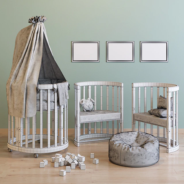 Cradle and chair EllipseBed — Download