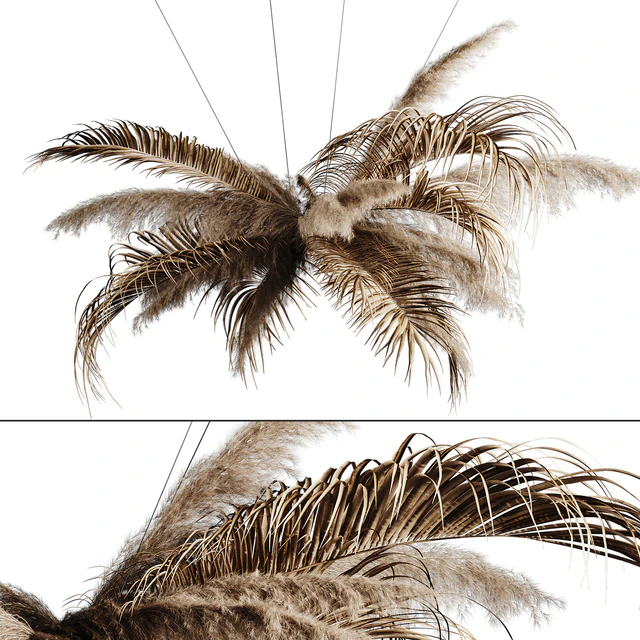 Pampas grass chandelier 02 — Descargar
