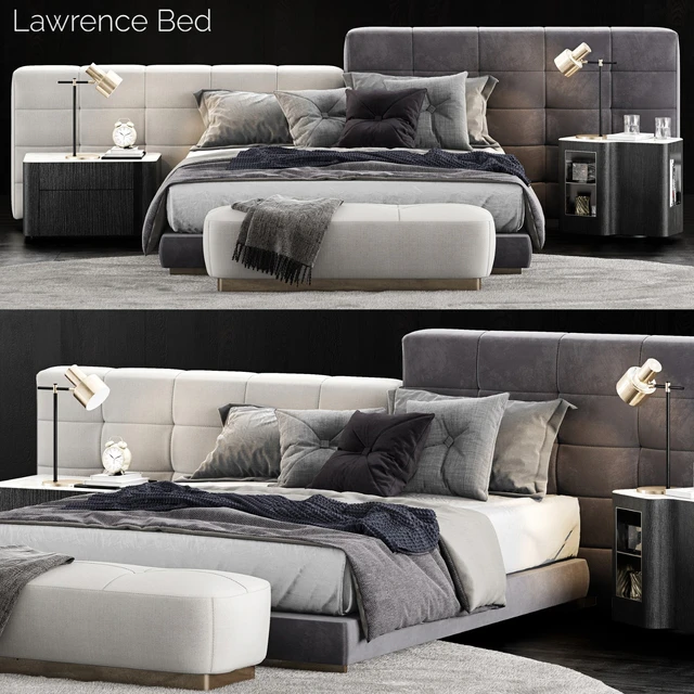 Minotti Lawrence Bed 3 — Скачать