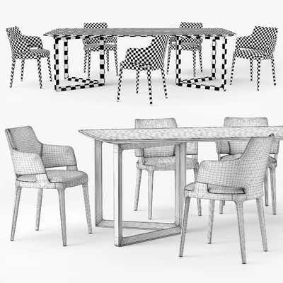Potocco Velis armchair Opus table — Вид 2