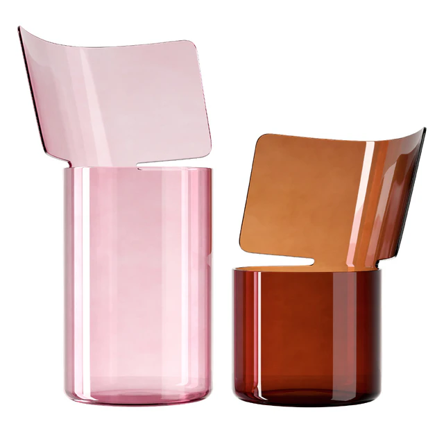 Riflessi vase by Paola C with Anthurium flower — Descargar