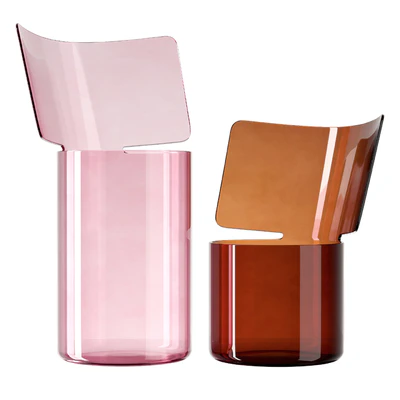 Riflessi vase by Paola C with Anthurium flower — Ver 3