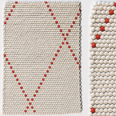 Carpet Hay Dot carpet Poppy Red rug — Ver 1