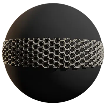 hexagonal concrete trim 001 — Descargar