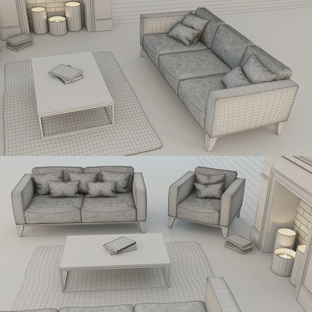 Set of sofas Fabio — Descargar