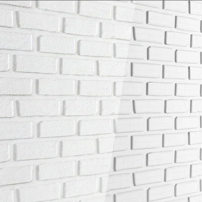 White brick. Set of 2 pieces. Masonry, brick, white, bleached, set, decorative, panel, wall — Ver 2