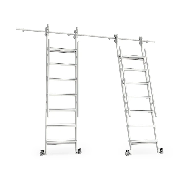 Animated sliding ladder MWE Industrieleiter — Descargar