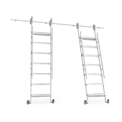 Animated sliding ladder MWE Industrieleiter — Ver 4