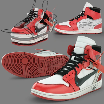 Jordan Off-White NIKE — Вид 2