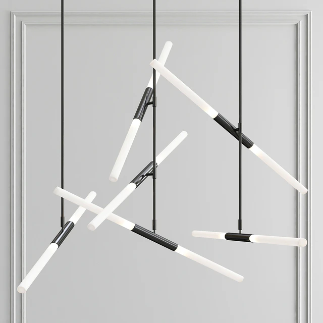 LED Lamp Tube Suspension Pendant Light — Descargar