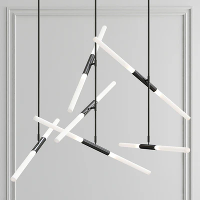 LED Lamp Tube Suspension Pendant Light — Ver 2