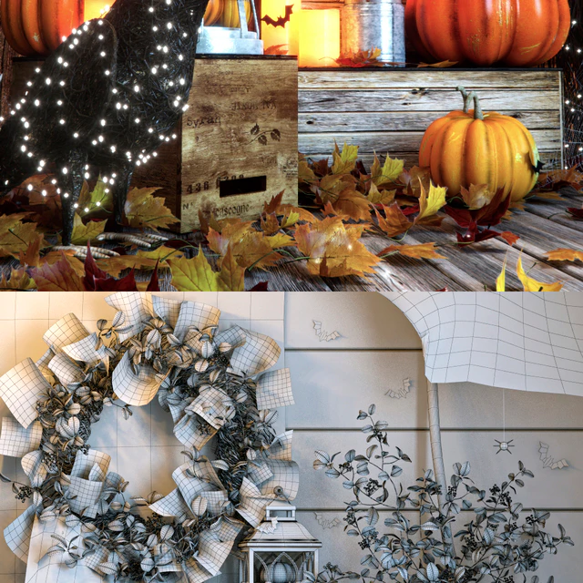 Halloween decor set — Descargar