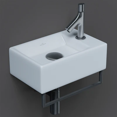 Villeroy&Boch MEMENTO sink and Jacob Delafon Oblo faucet — Вид 1