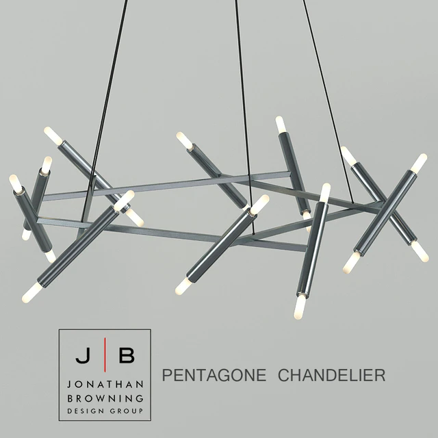 Chandelier Jonathan Browning Pentagone — Descargar
