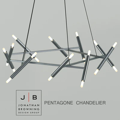 Chandelier Jonathan Browning Pentagone — Ver 1