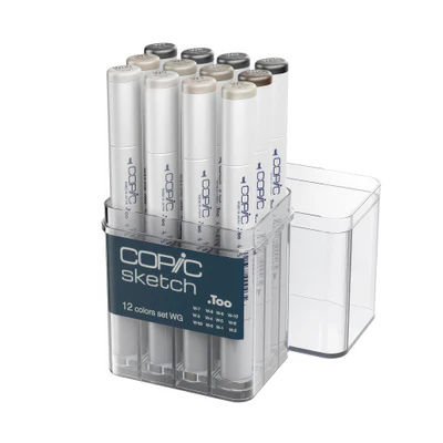 sketch warm gray 12pc set markers by copic — скачать