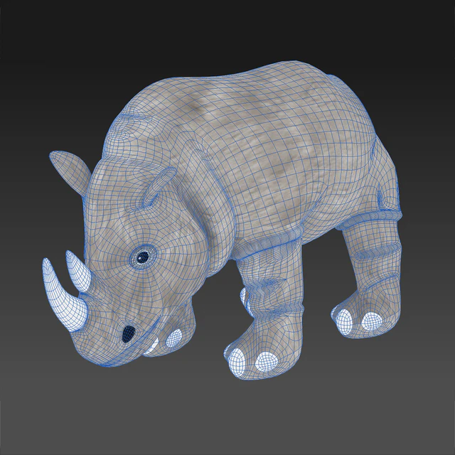 Мягкая игрушка, носорог ДЬЮНГЕЛЬСКОГ — Скачать