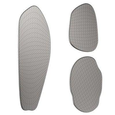 Rose Brassy Silva mirrors by Ethnikliving. Wavy curved organic mirror set. — Вид 7