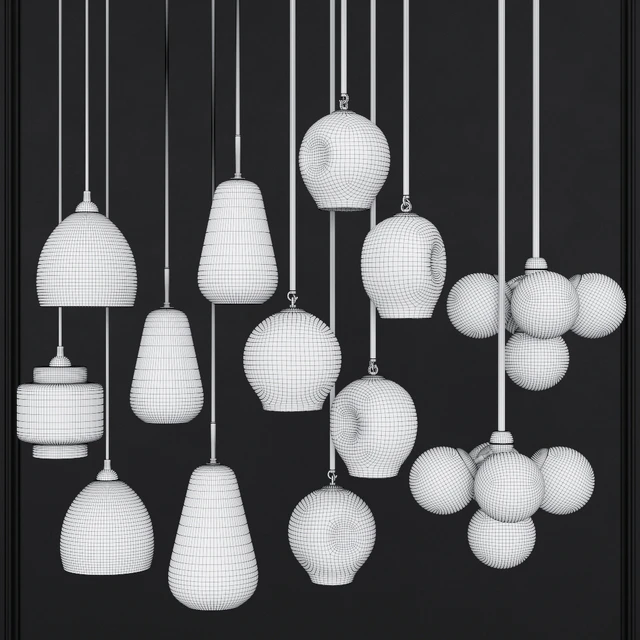 Pendant lights set 016 — Descargar
